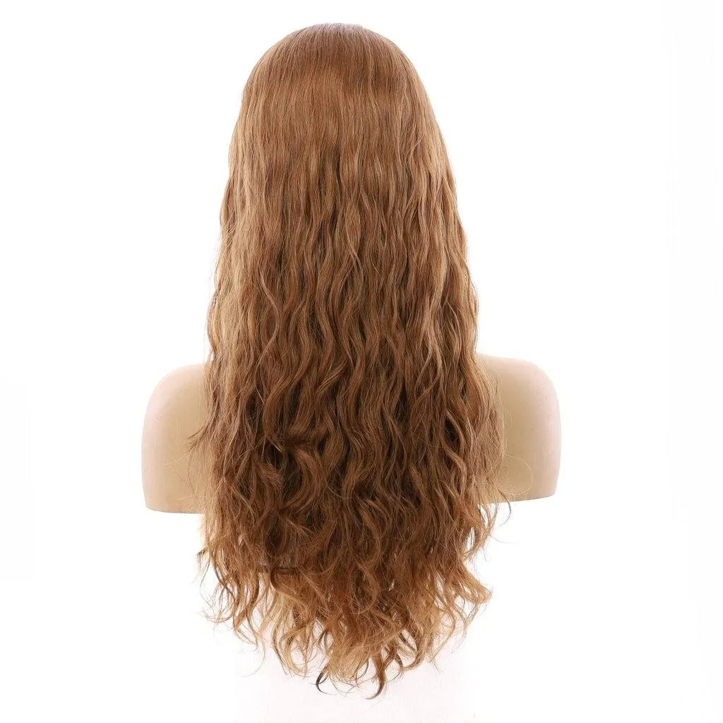 24" Gisele Silk Top Wig Strawberry Blonde Wavy