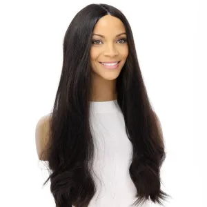 24" Luxe Silk Top Wig #1B Black