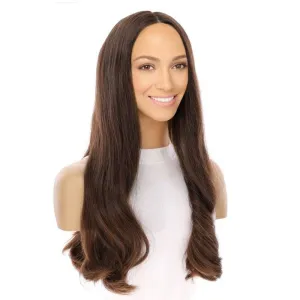 24" Luxe Silk Top Wig #6 Medium Brown