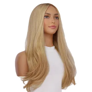 26" Amber Silk Top Wig Golden Blonde