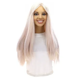 26" Amber Silk Top Wig Ice Blonde