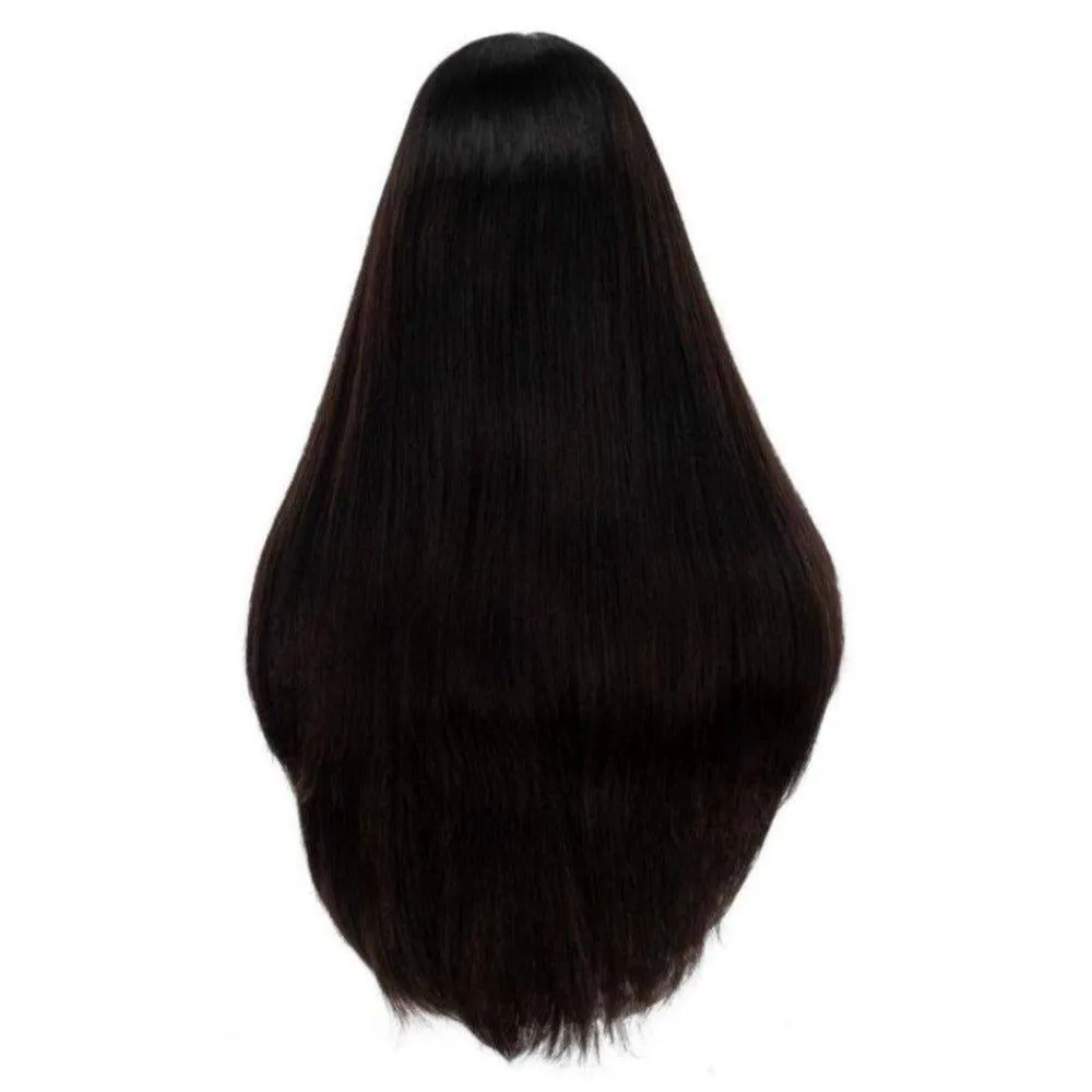 26" Amber Silk Top Wig Natural Black