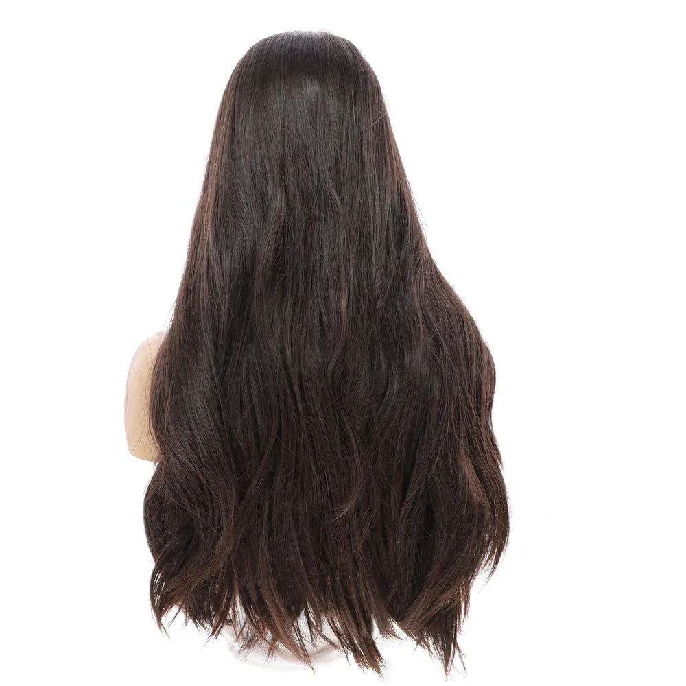 26" Luxe Silk Top Wig #2 Neutral Dark Brown