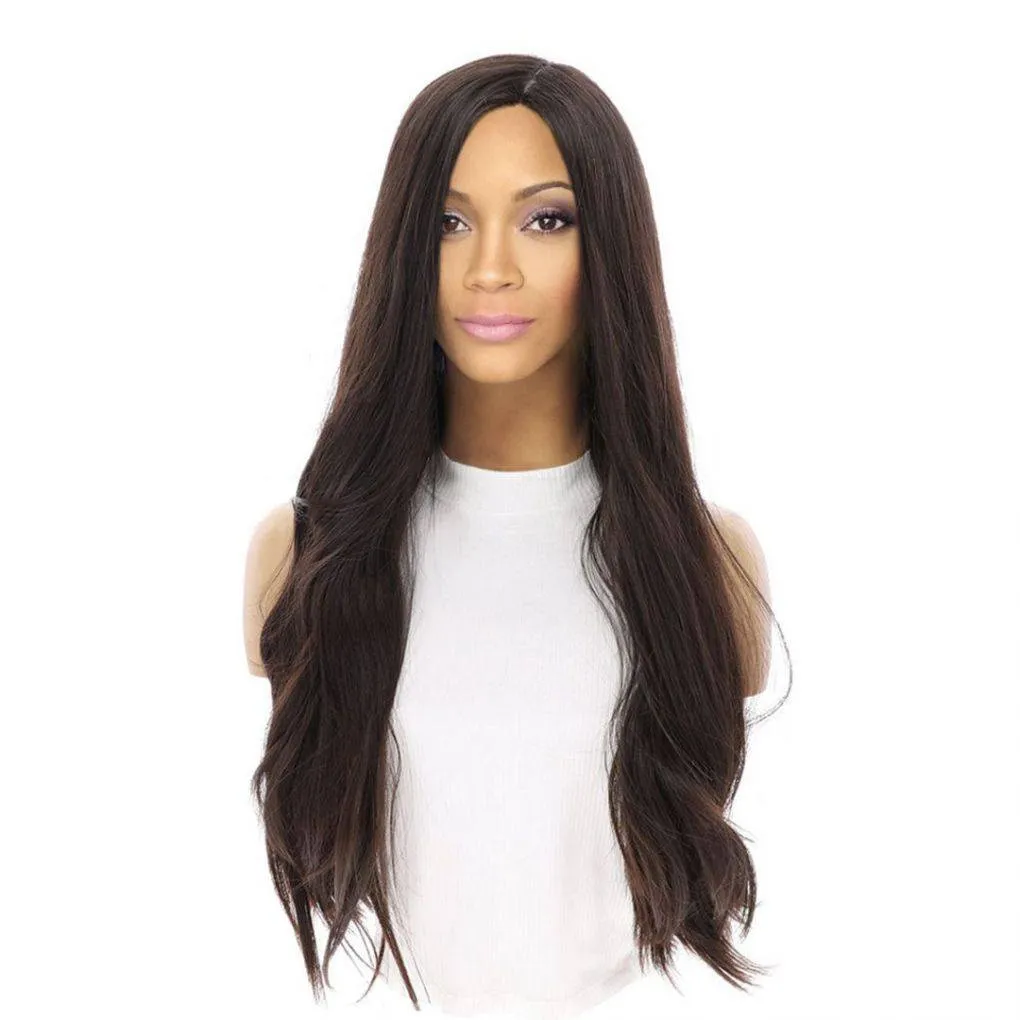 26" Luxe Silk Top Wig #2 Neutral Dark Brown