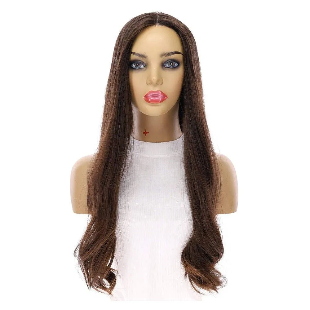 26" Luxe Silk Top Wig #5 Warm Dark Brown