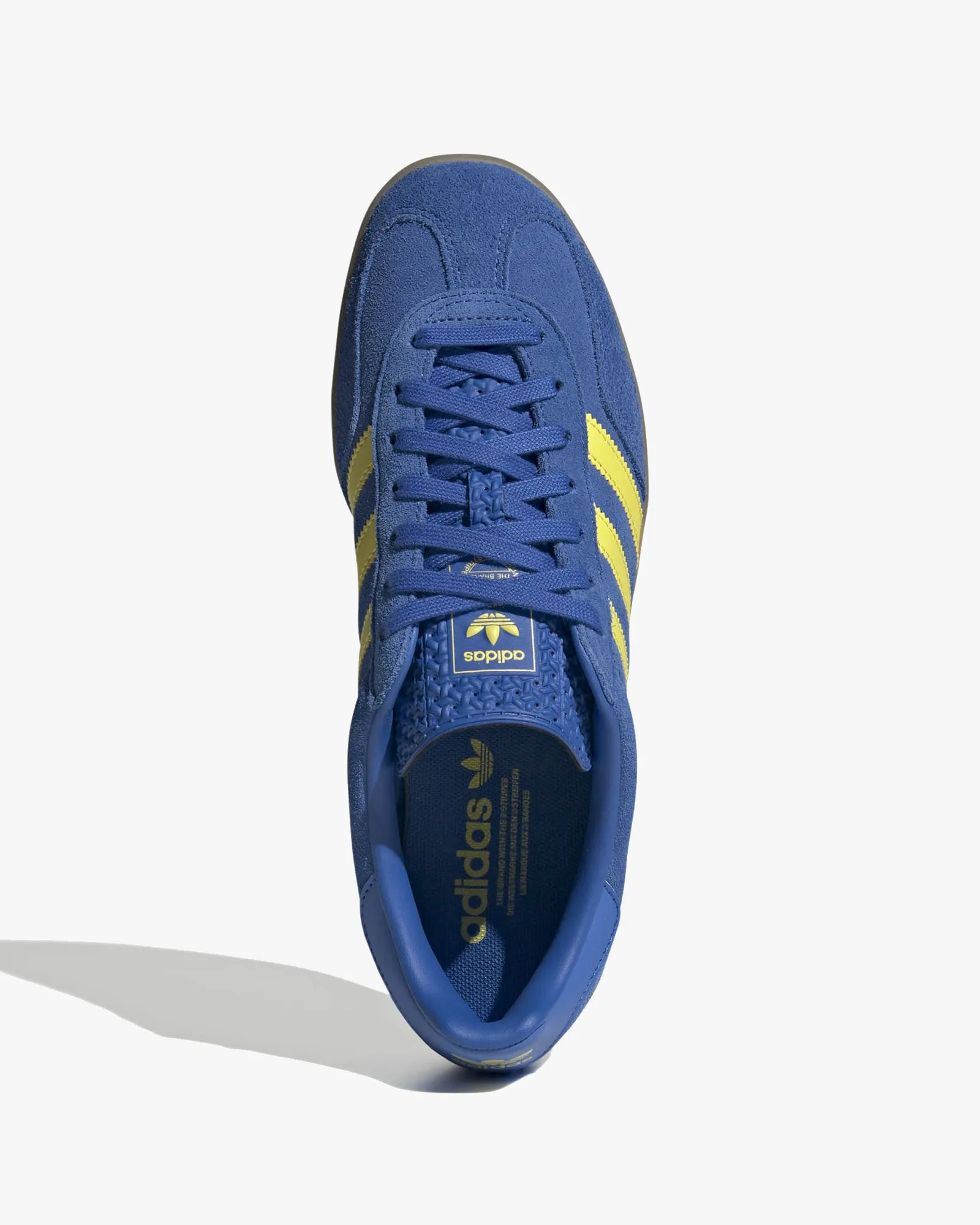 Adidas Gazelle Indoor - Blue / Pure Sulfur / Gum