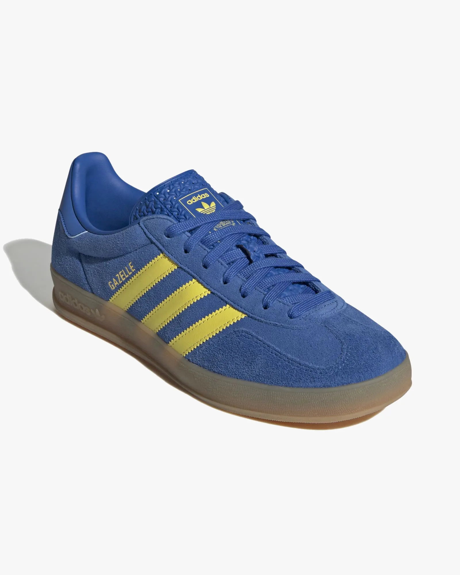 Adidas Gazelle Indoor - Blue / Pure Sulfur / Gum