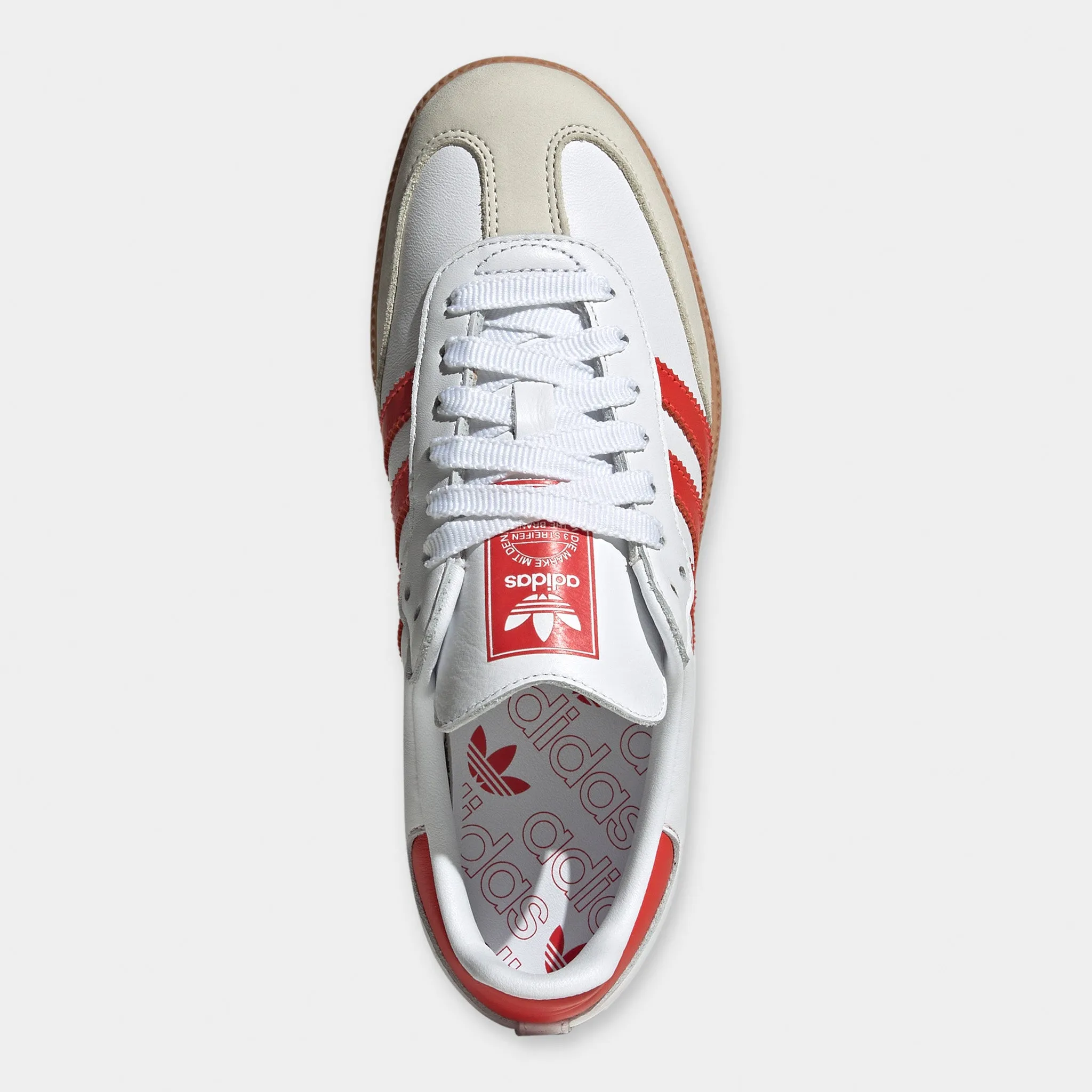 adidas Originals Women's Samba OG White / Solar Red - Off White