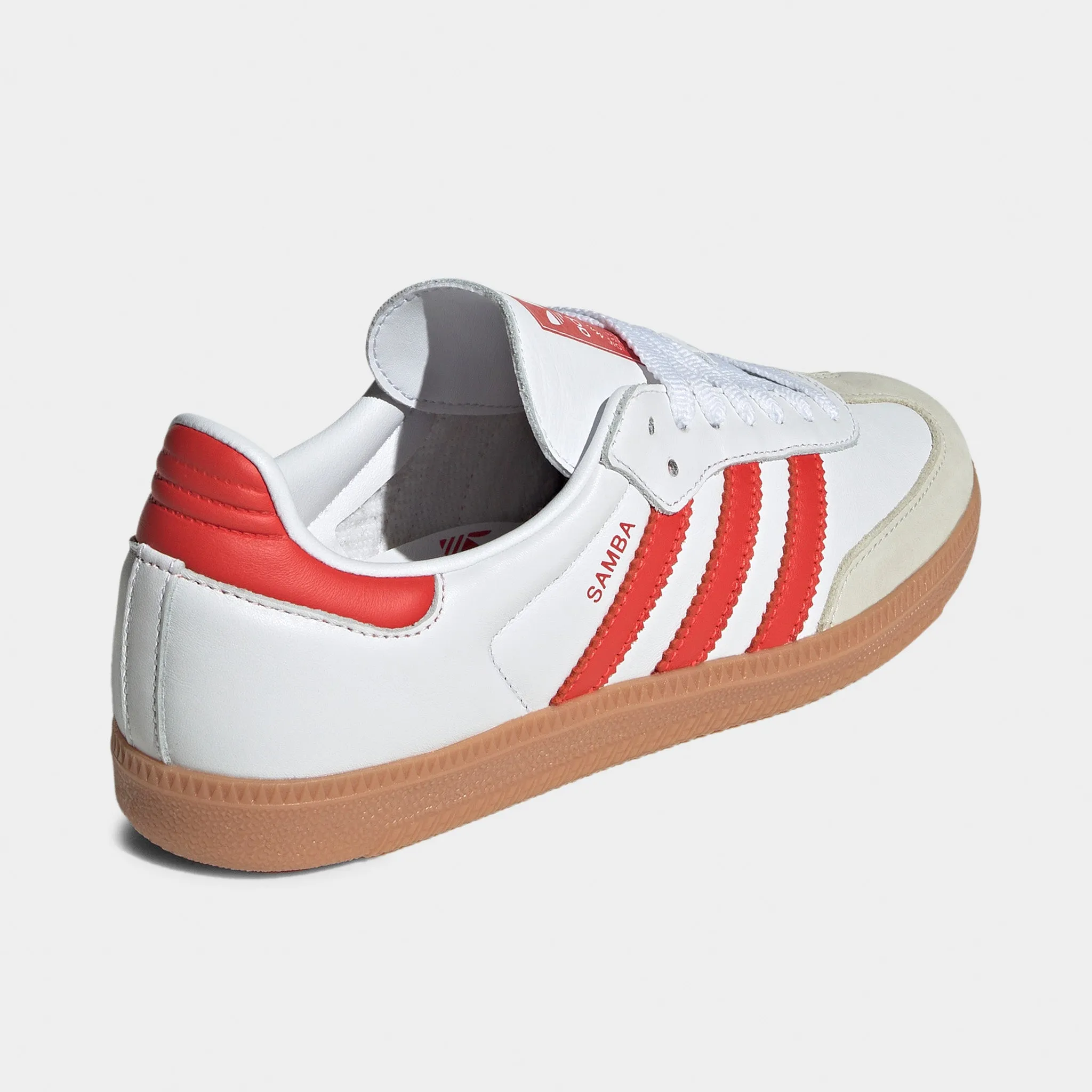 adidas Originals Women's Samba OG White / Solar Red - Off White