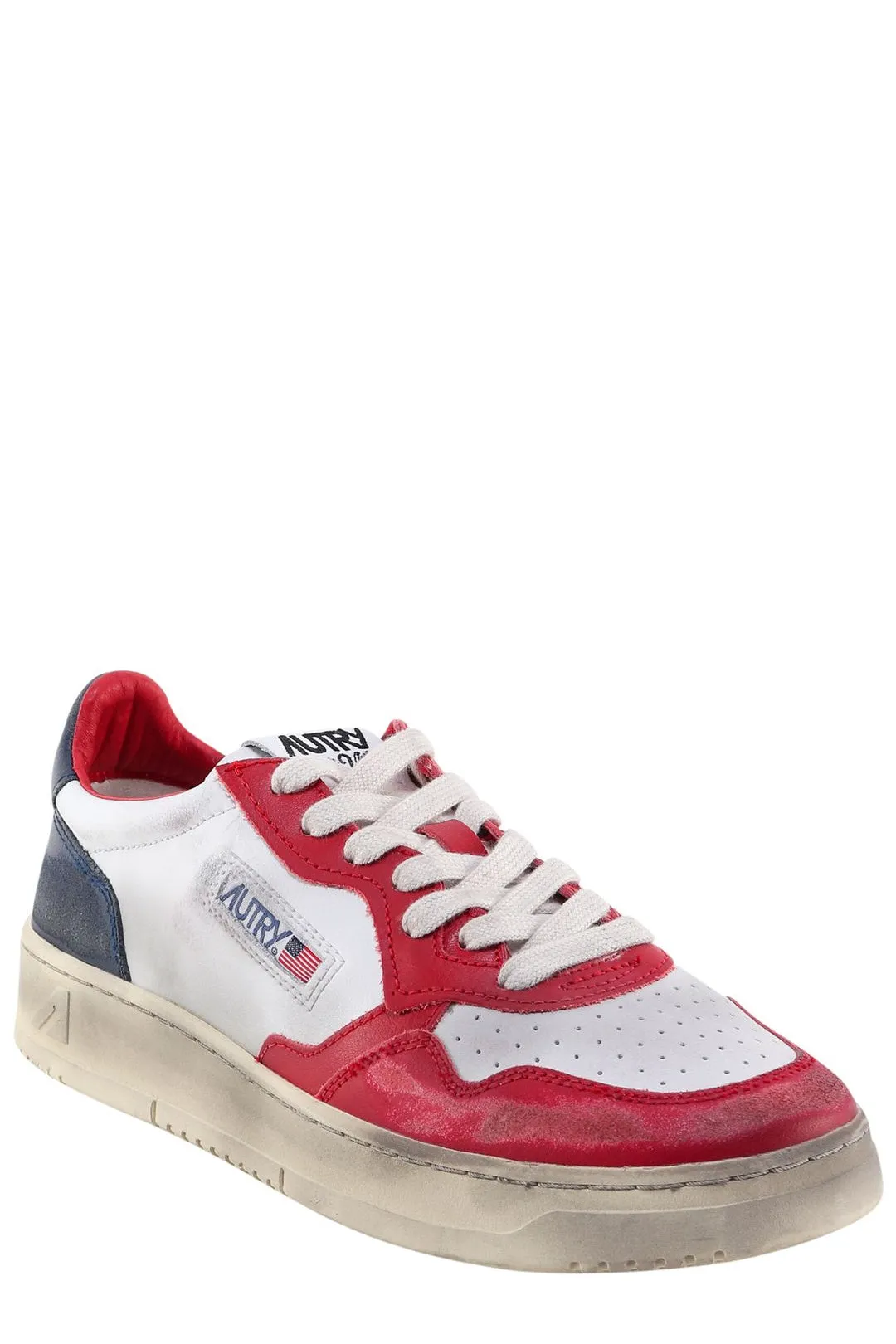 Autry Medalis Super-Vintage Lace-Up Sneakers