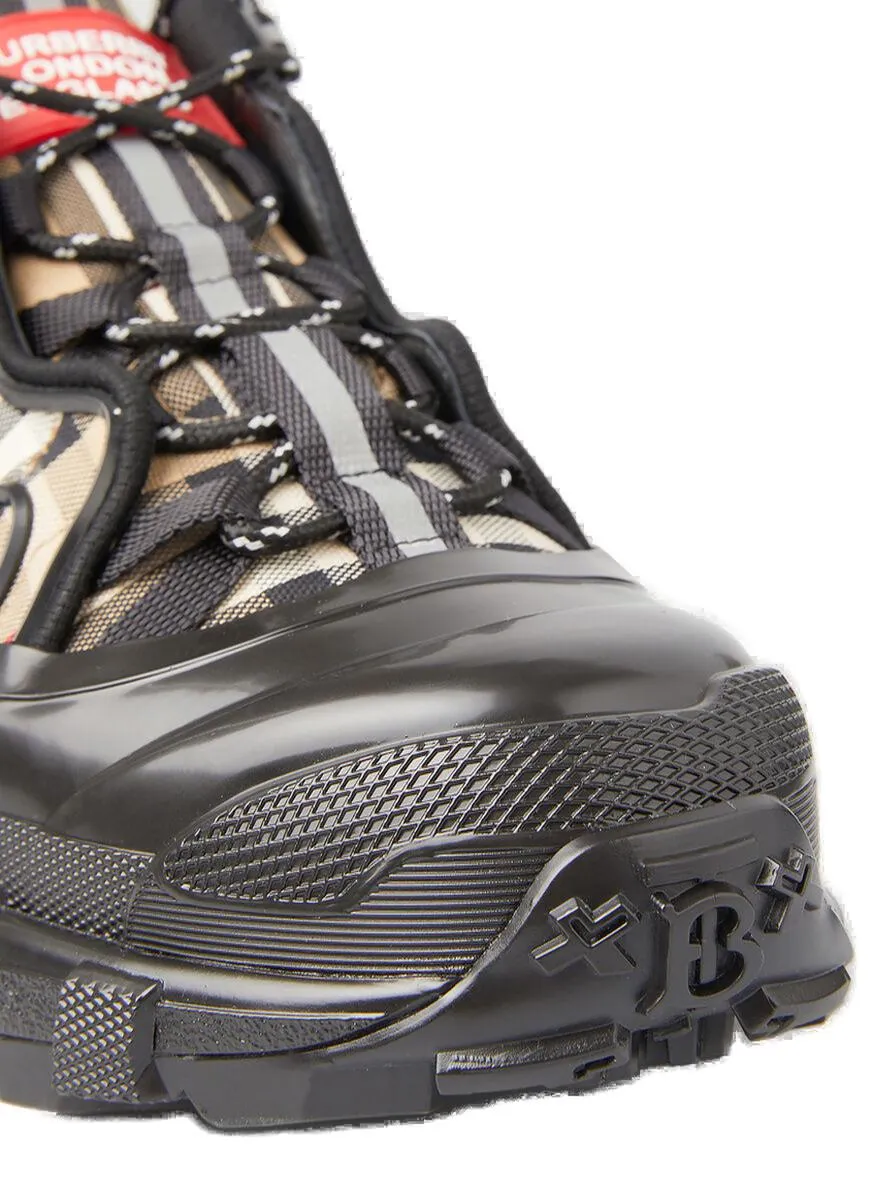 Burberry Vintage Check Arthur Lace-Up Sneakers