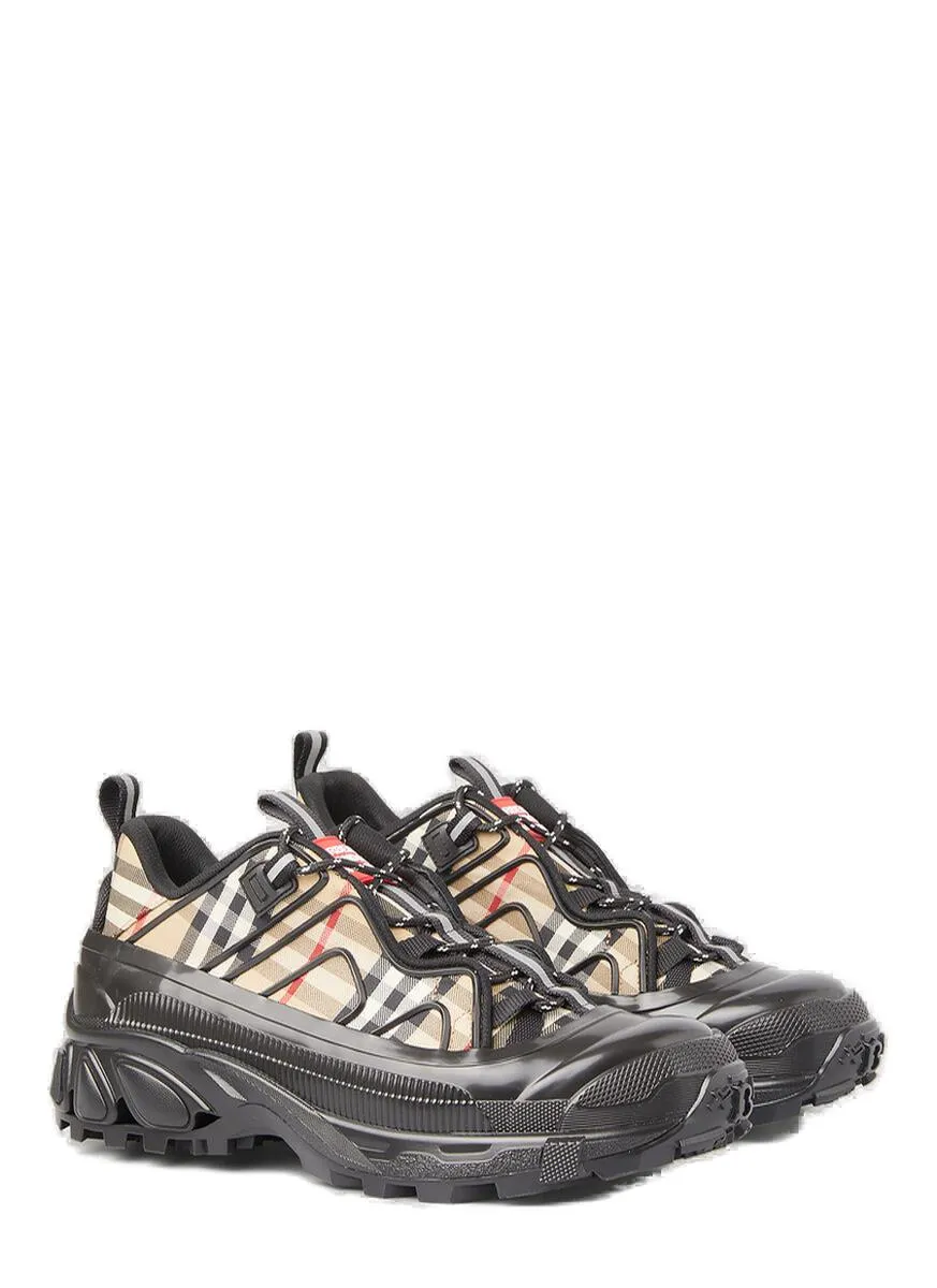 Burberry Vintage Check Arthur Lace-Up Sneakers