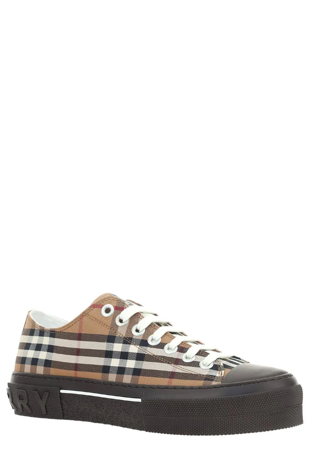 Burberry Vintage Check Lace-Up Sneakers