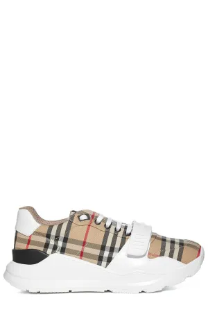 Burberry Vintage Checked Lace-Up Sneakers