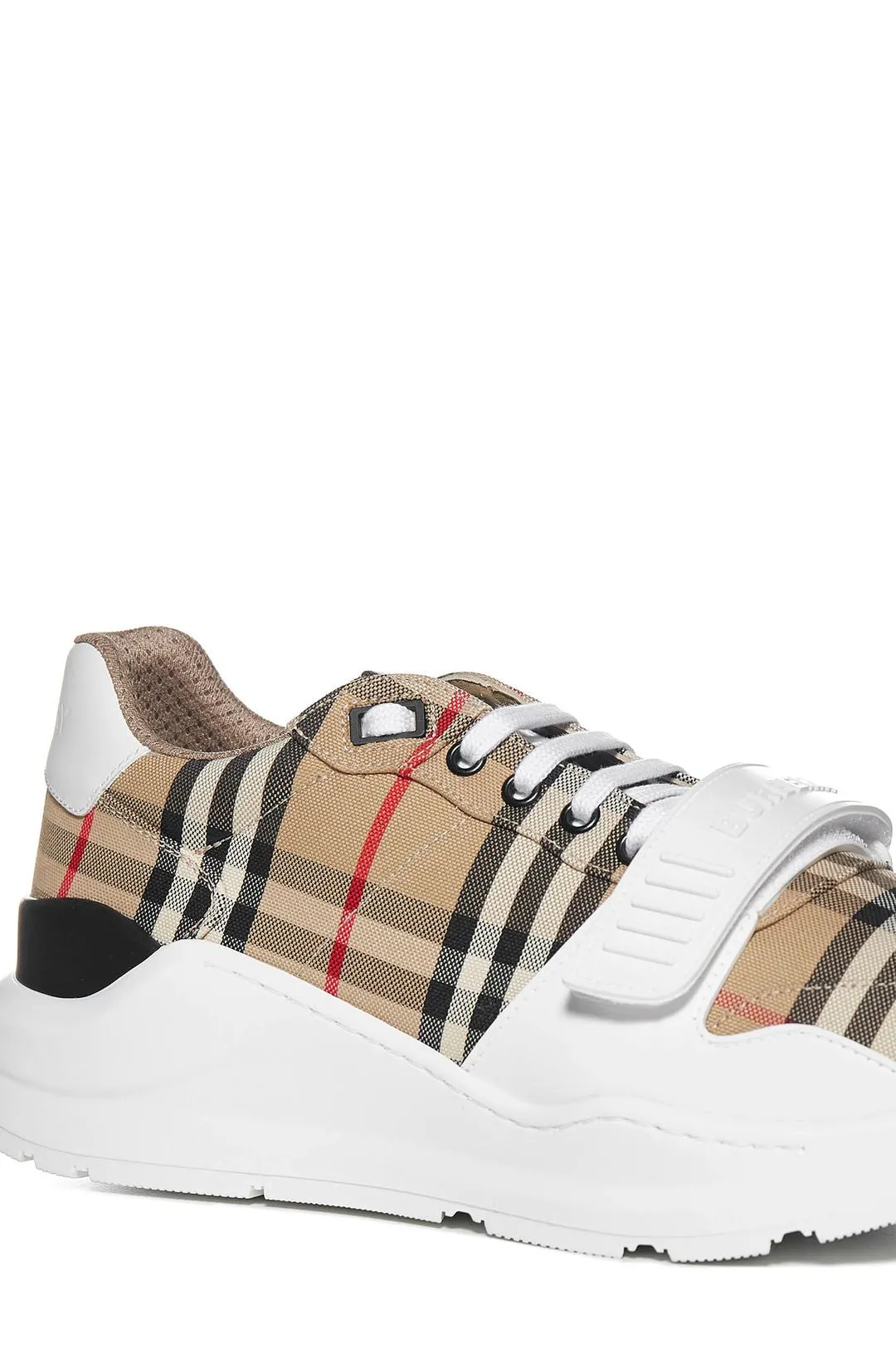 Burberry Vintage Checked Lace-Up Sneakers