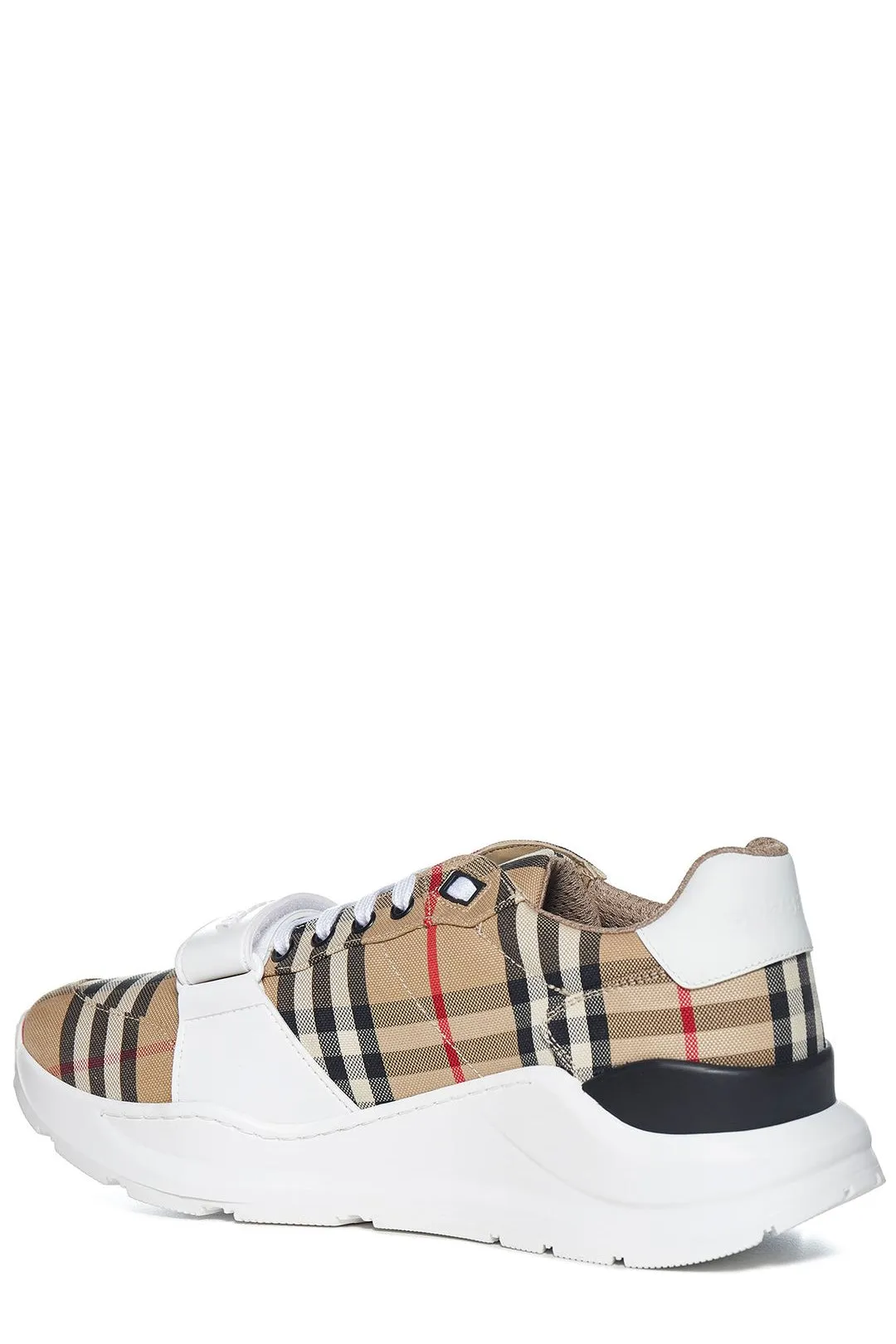 Burberry Vintage Checked Lace-Up Sneakers