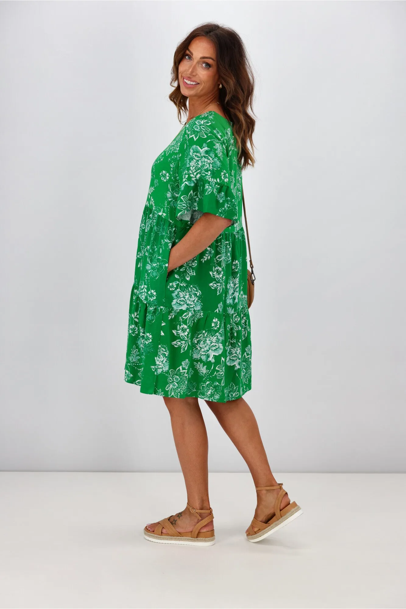 Dreamcatcher Kennedy Alicia Mini Dress Green