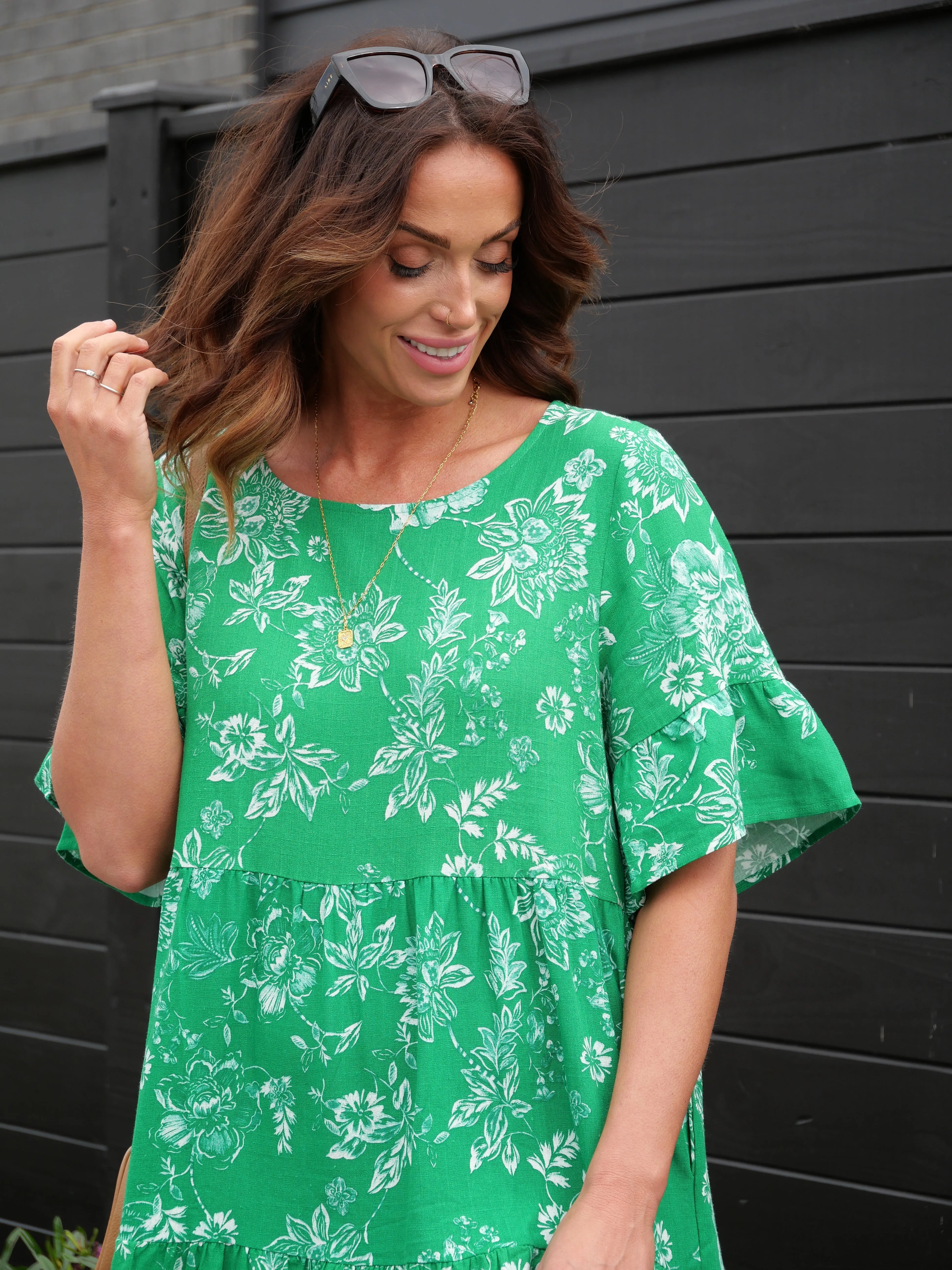 Dreamcatcher Kennedy Alicia Mini Dress Green