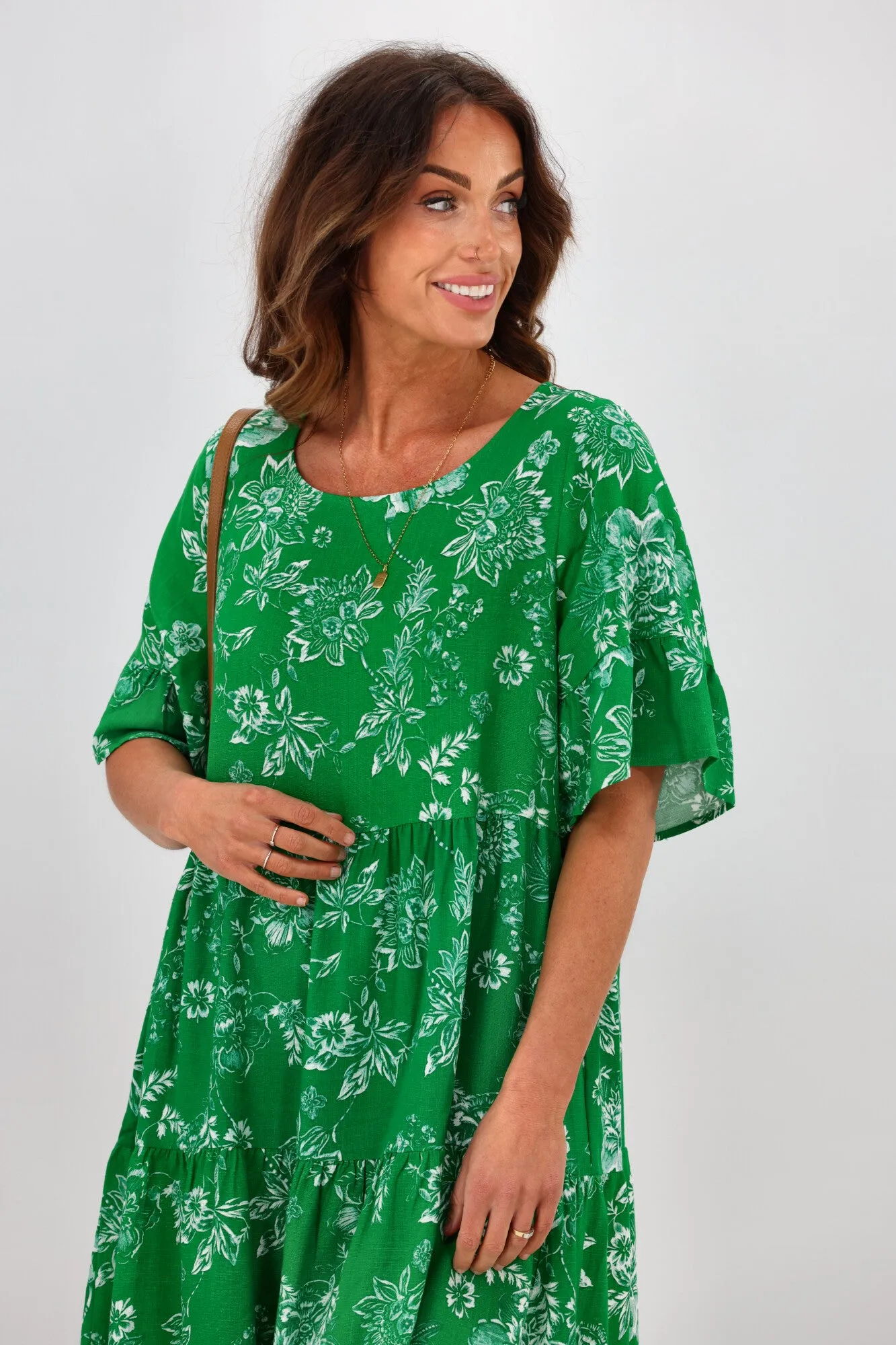 Dreamcatcher Kennedy Alicia Mini Dress Green