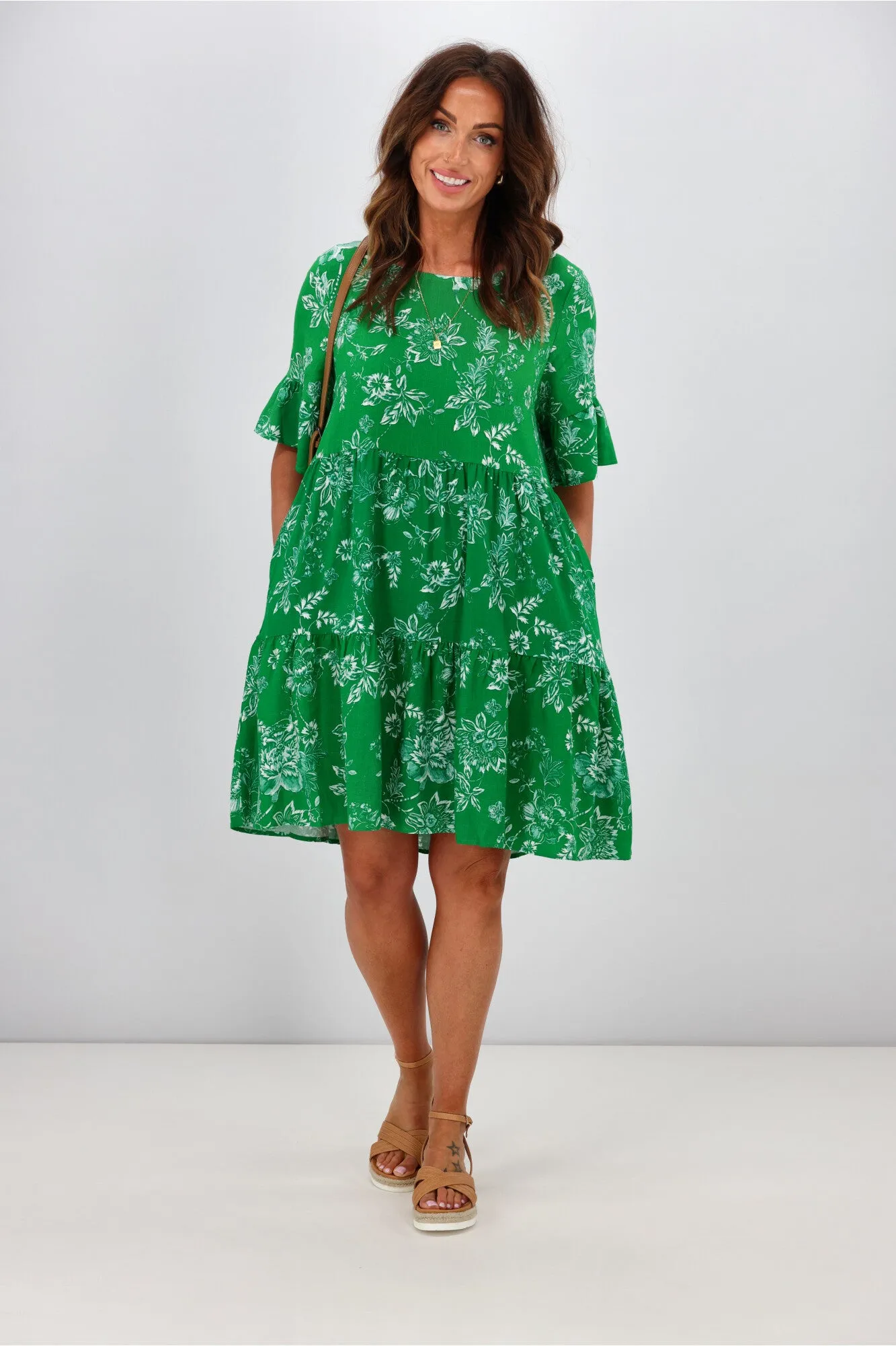 Dreamcatcher Kennedy Alicia Mini Dress Green