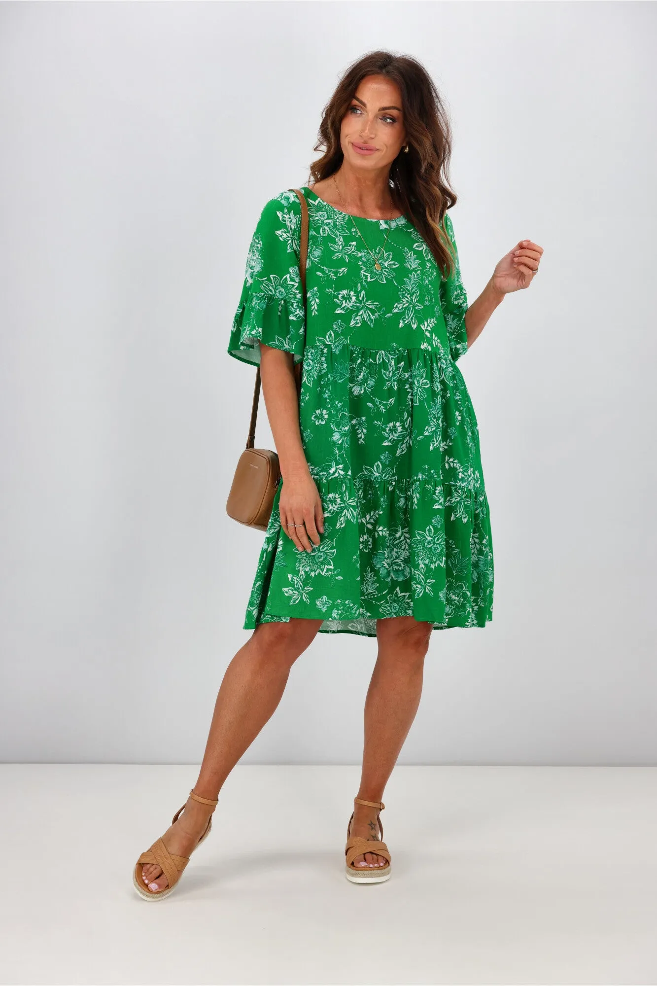 Dreamcatcher Kennedy Alicia Mini Dress Green