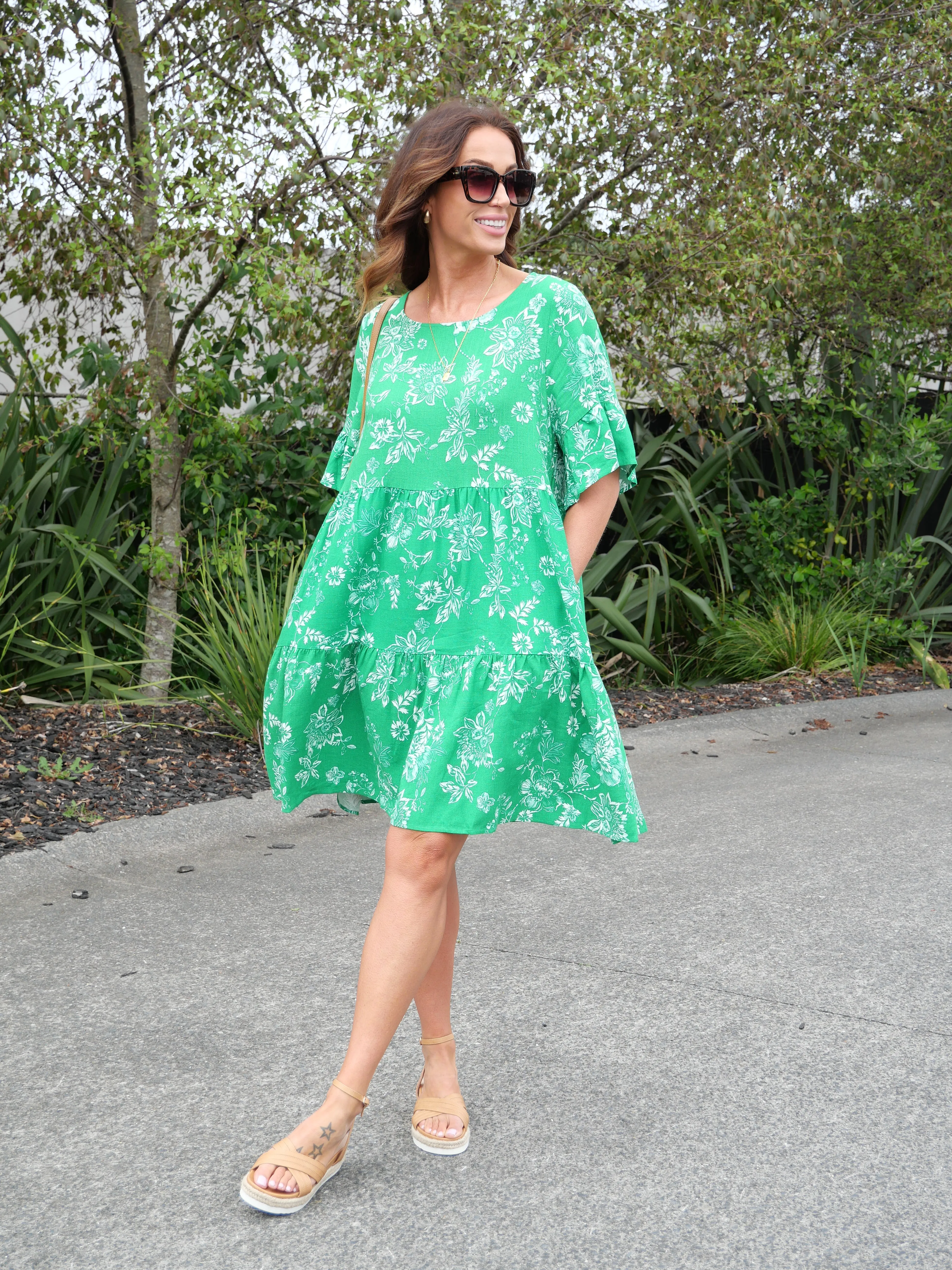 Dreamcatcher Kennedy Alicia Mini Dress Green