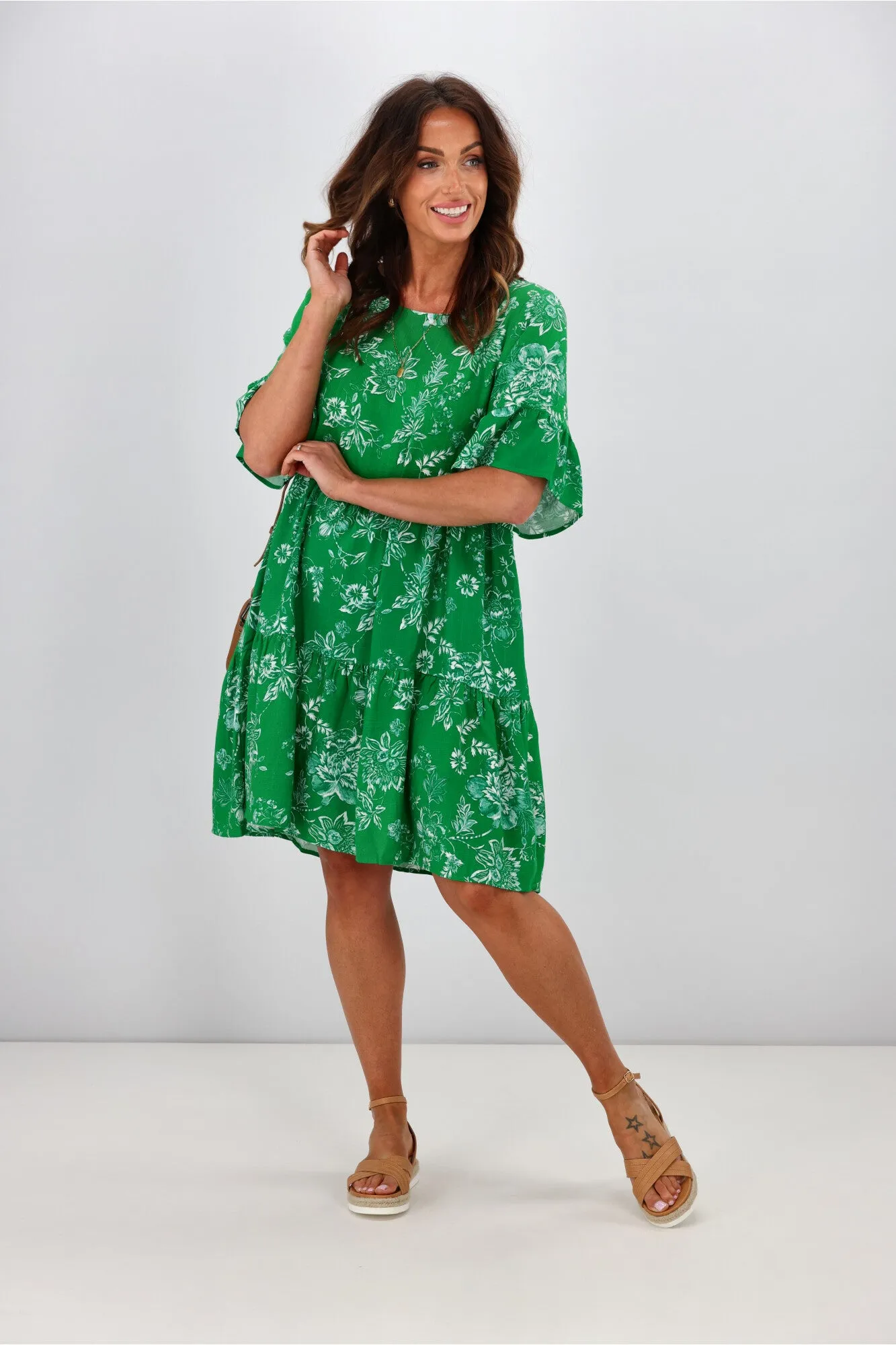 Dreamcatcher Kennedy Alicia Mini Dress Green