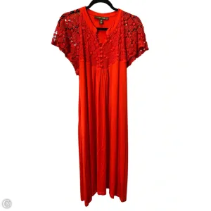 Dress Casual Maxi By Kische In Orange, Size: 2x