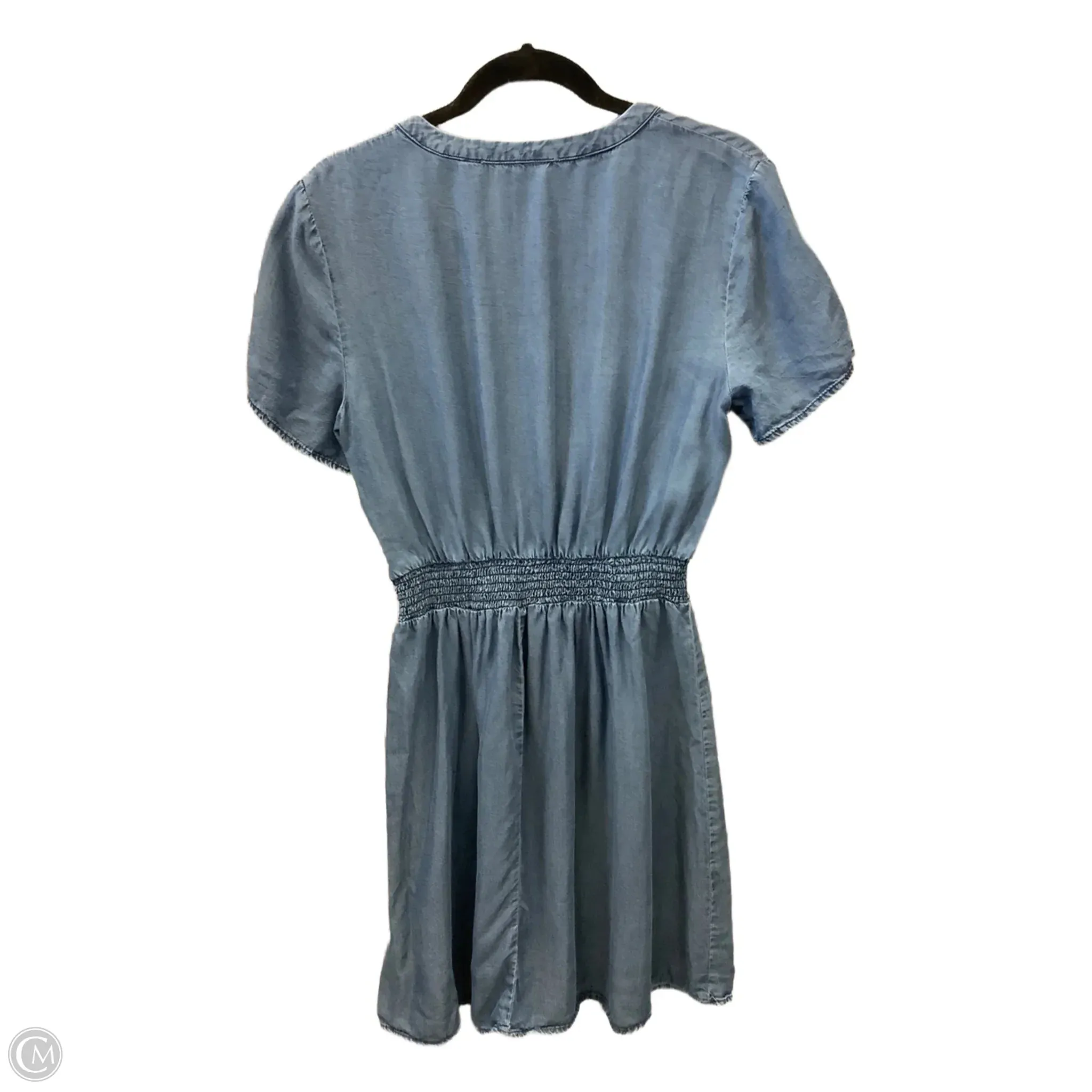 Dress Casual Midi By Tacera In Blue Denim, Size: M