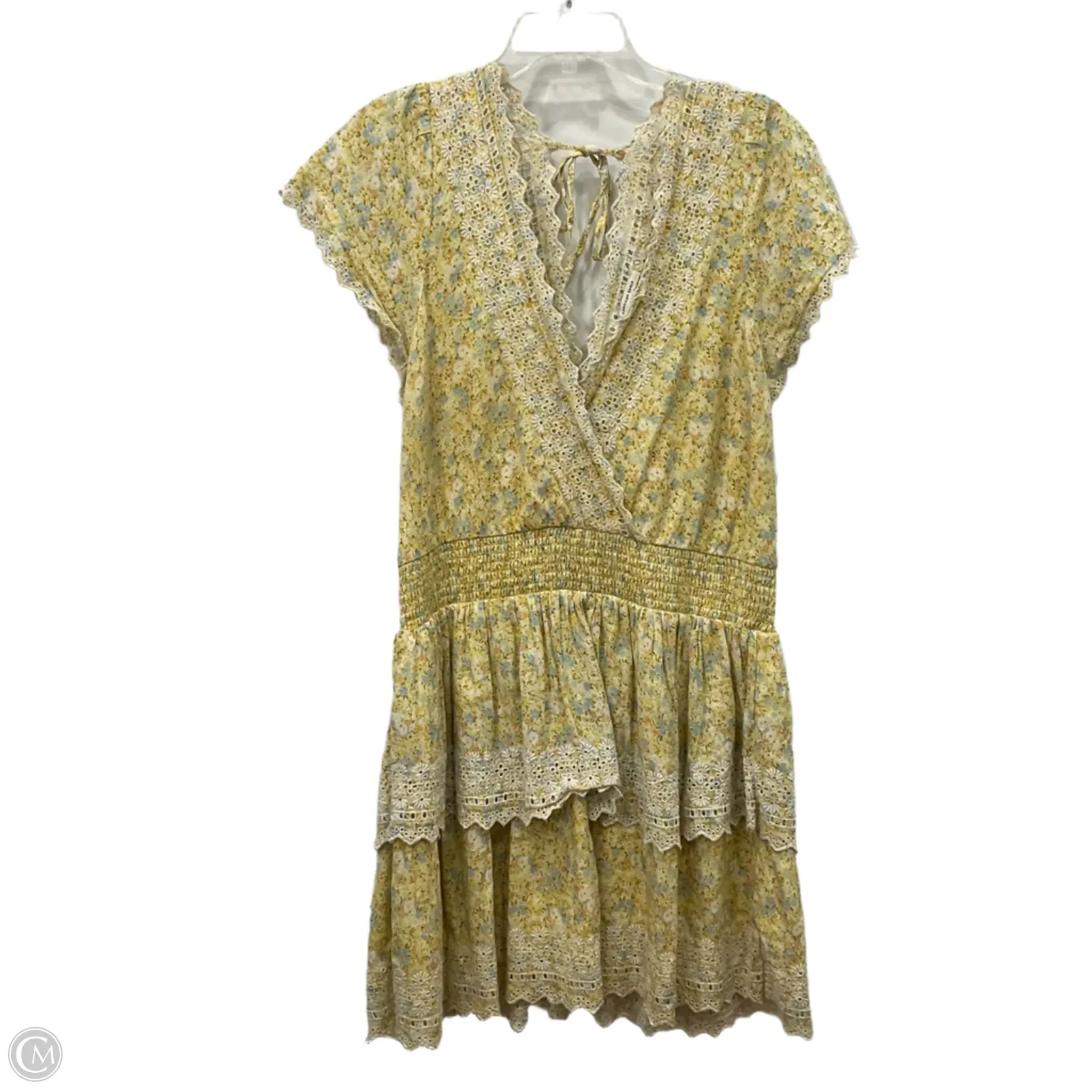 Dress Casual Short By American Eagle In Yellow, Size: Xl
