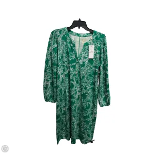 Dress Designer By Lilly Pulitzer In Green & White, Size: L