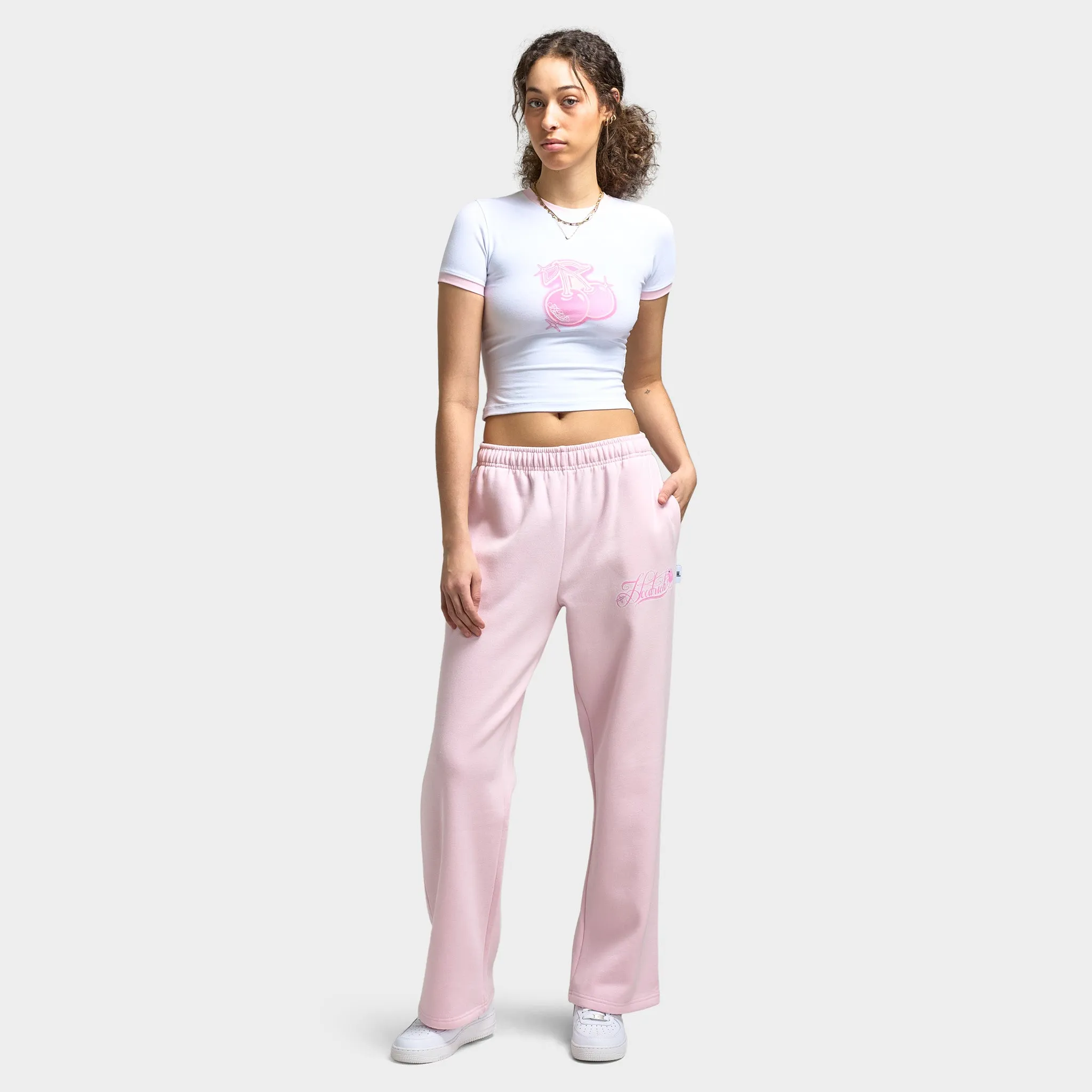 Hoodrich Women's Finesse Fitted Tee White / Festival Bloom