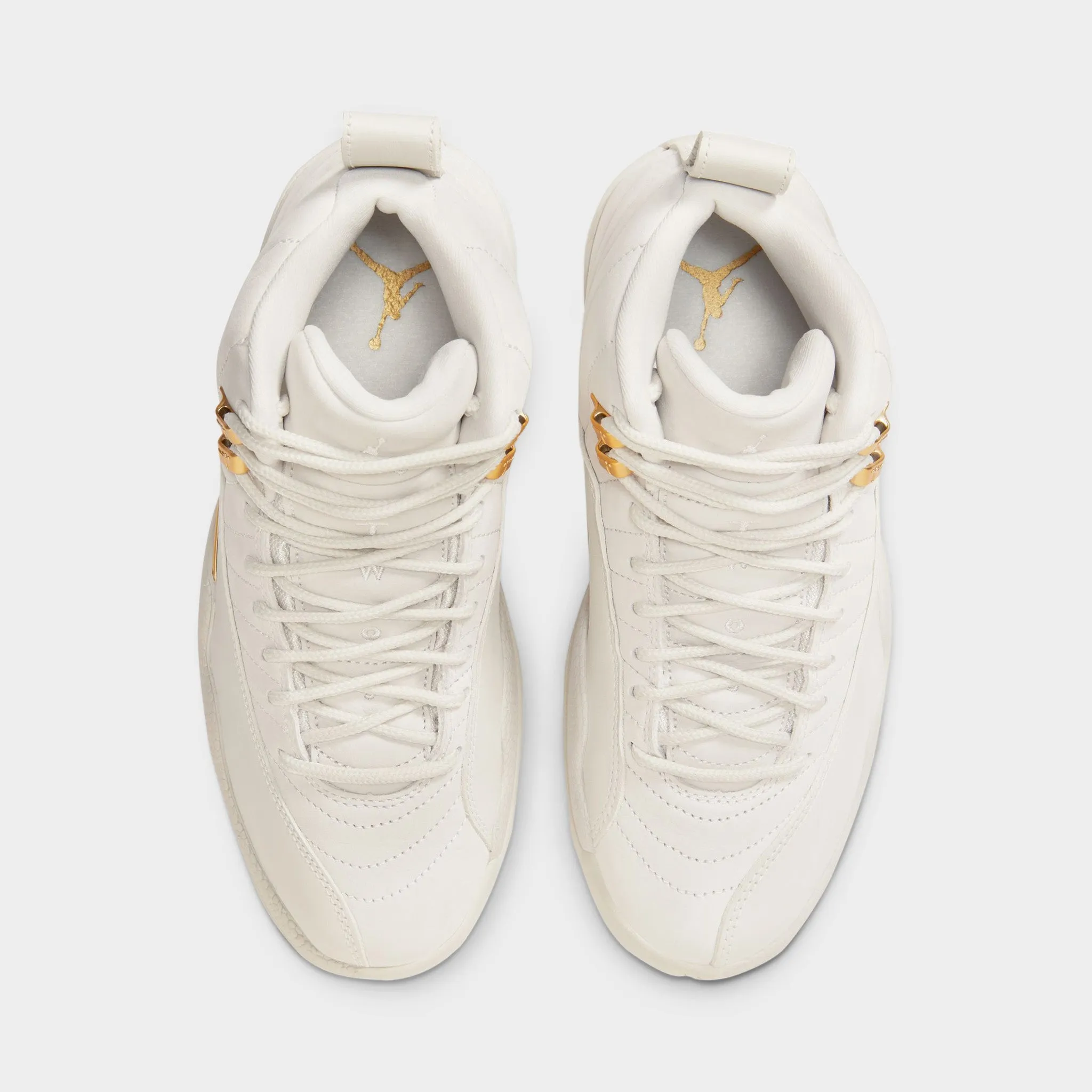 Jordan Women's 12 Retro Phantom / Metallic Gold - White