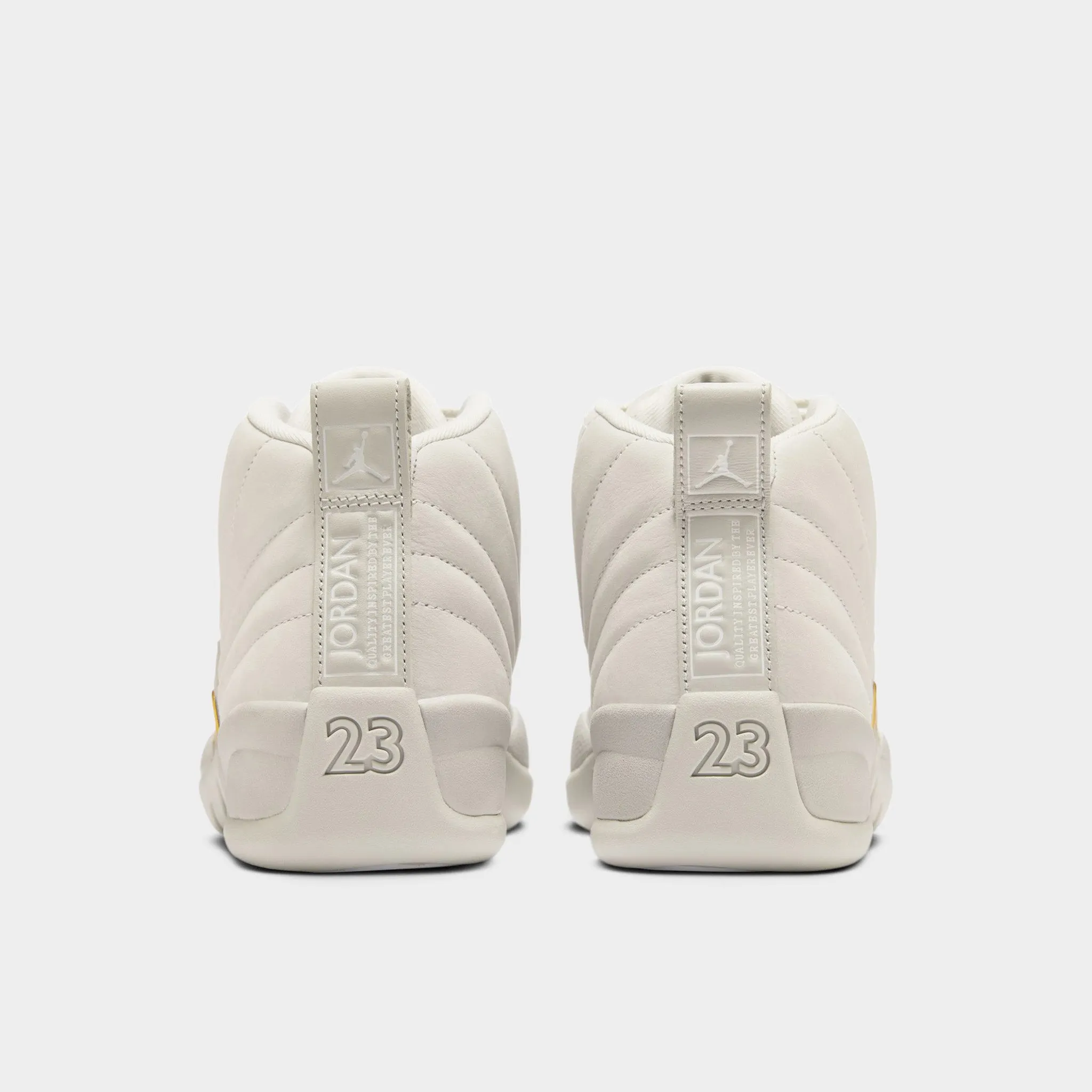 Jordan Women's 12 Retro Phantom / Metallic Gold - White