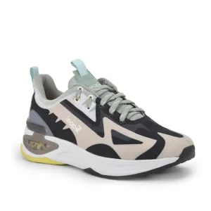 Leap7x Beige Sports Lacing Running Shoes For Men HANOVER-1 By Liberty