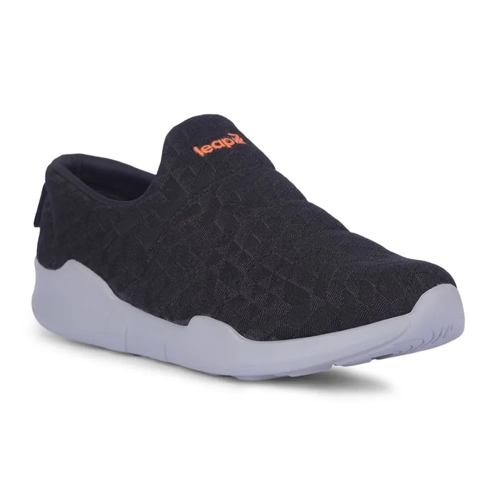 Leap7x Black Non Lacing Casual Shoes For Women AVILA-96 By Liberty
