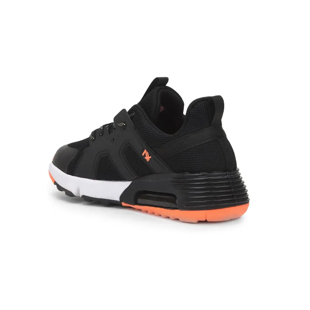 Leap7x Casual Black Lacing Shoes For Men Phillipe By Liberty