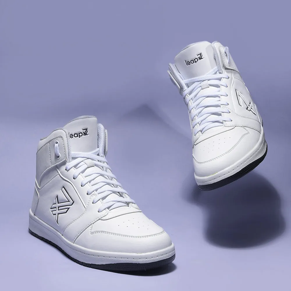 Leap7x Casual White Lacing Sneakers For Men JAXEN-2E By Liberty