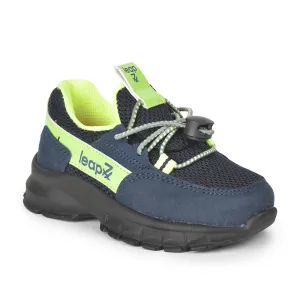 Leap7x Lacing Casual Shoes For Kids (N.Blue) JEEVA-05 By Liberty