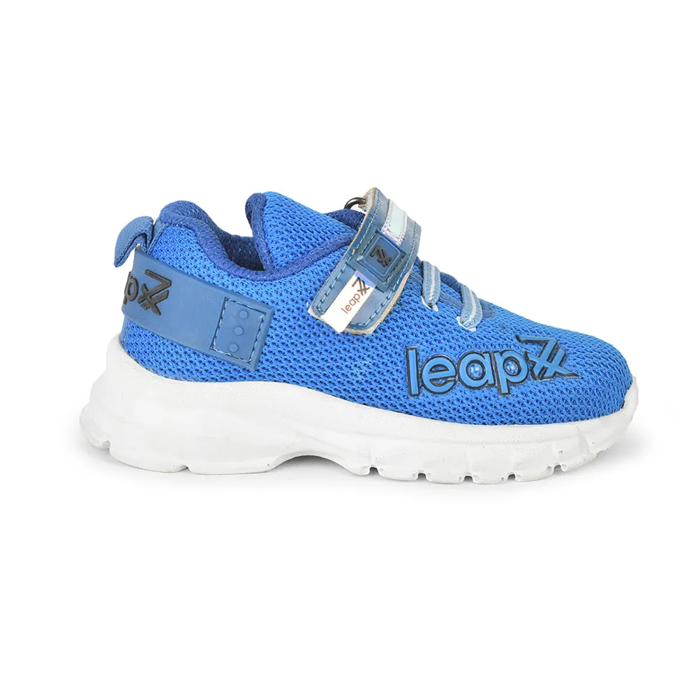 Leap7x Non Lacing Casual Shoes For Kids (R.Blue) JEEVA-08 By Liberty