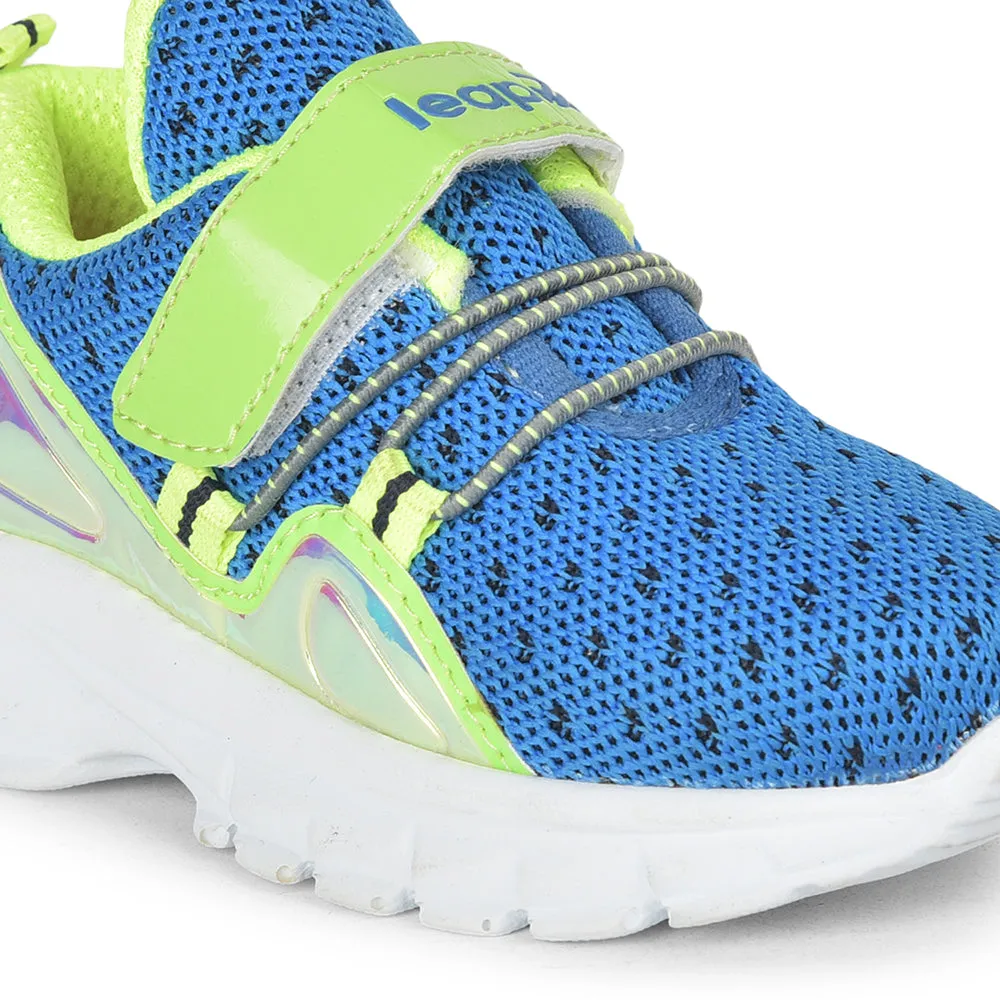Leap7x Non Lacing Casual Shoes For Kids (R.Blue) JEEVA-09 By Liberty