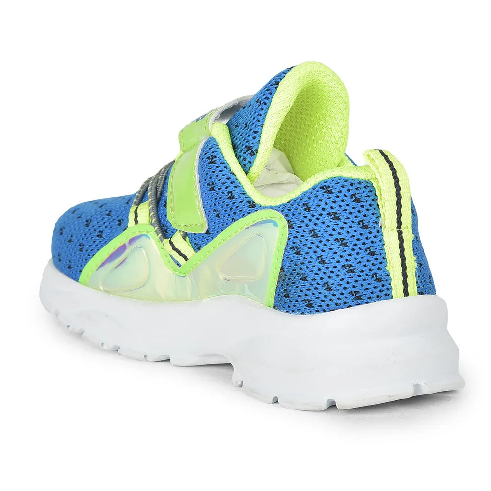 Leap7x Non Lacing Casual Shoes For Kids (R.Blue) JEEVA-09 By Liberty