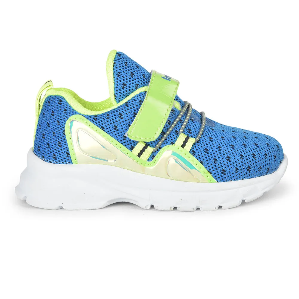 Leap7x Non Lacing Casual Shoes For Kids (R.Blue) JEEVA-09 By Liberty