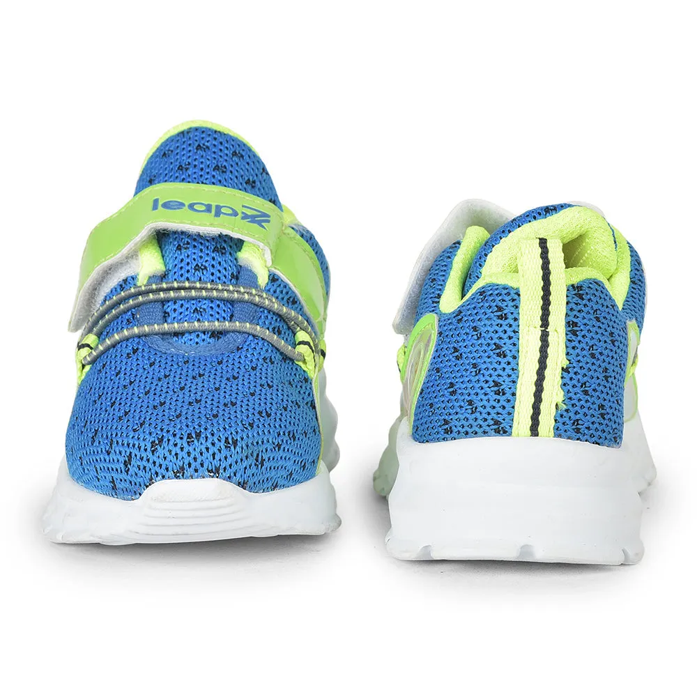 Leap7x Non Lacing Casual Shoes For Kids (R.Blue) JEEVA-09 By Liberty