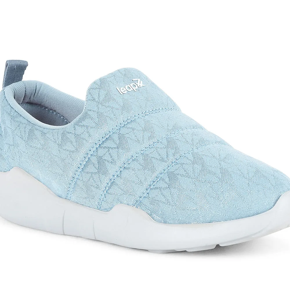 Leap7x Sky Blue Non Lacing Casual Shoes For Women AVILA-96 By Liberty