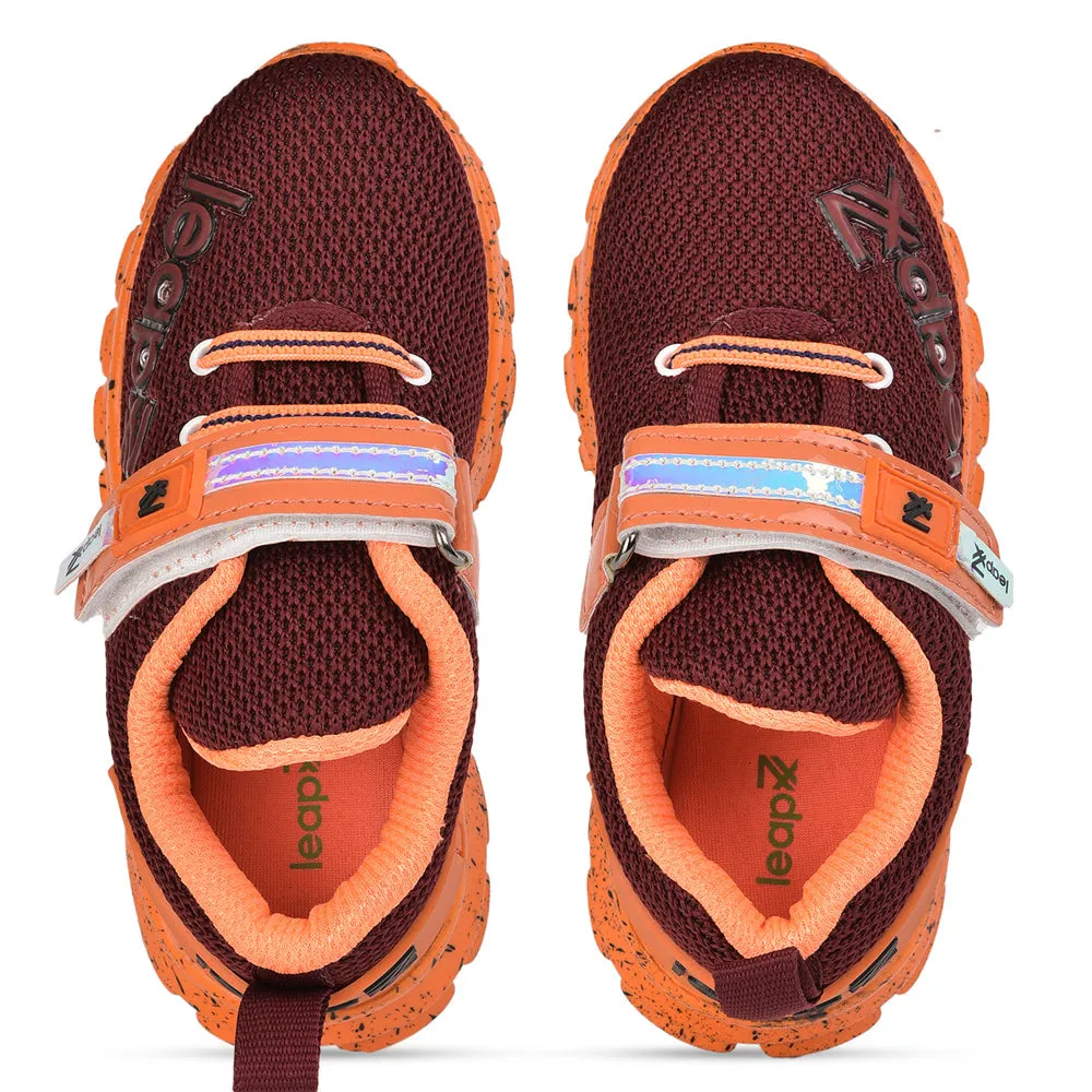 Leap7x Slip-on Casual Shoes For Kids (MAROON) JEEVA-08 By Liberty