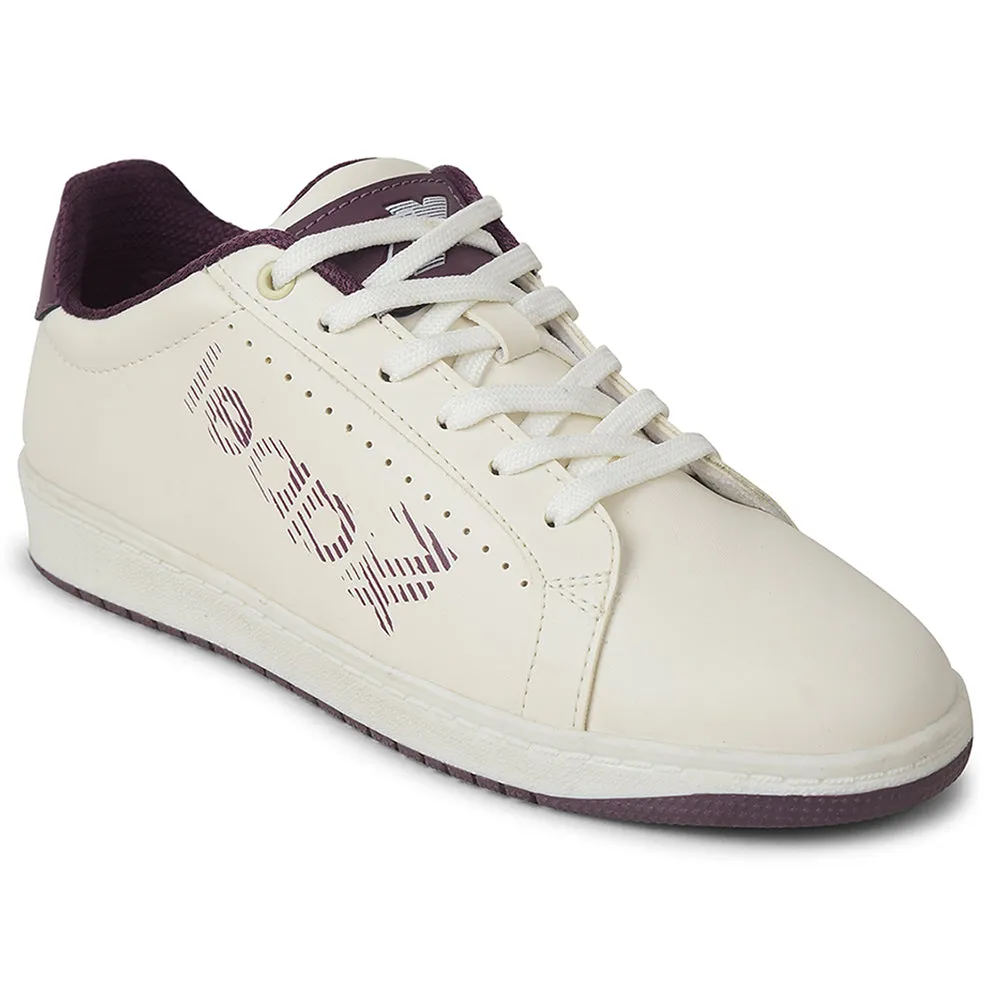 Leap7x White Casual Lacing Sneakers For Women ALLURE-1 By Liberty