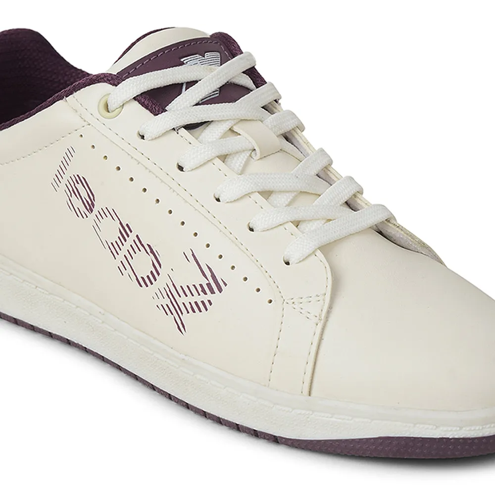 Leap7x White Casual Lacing Sneakers For Women ALLURE-1 By Liberty