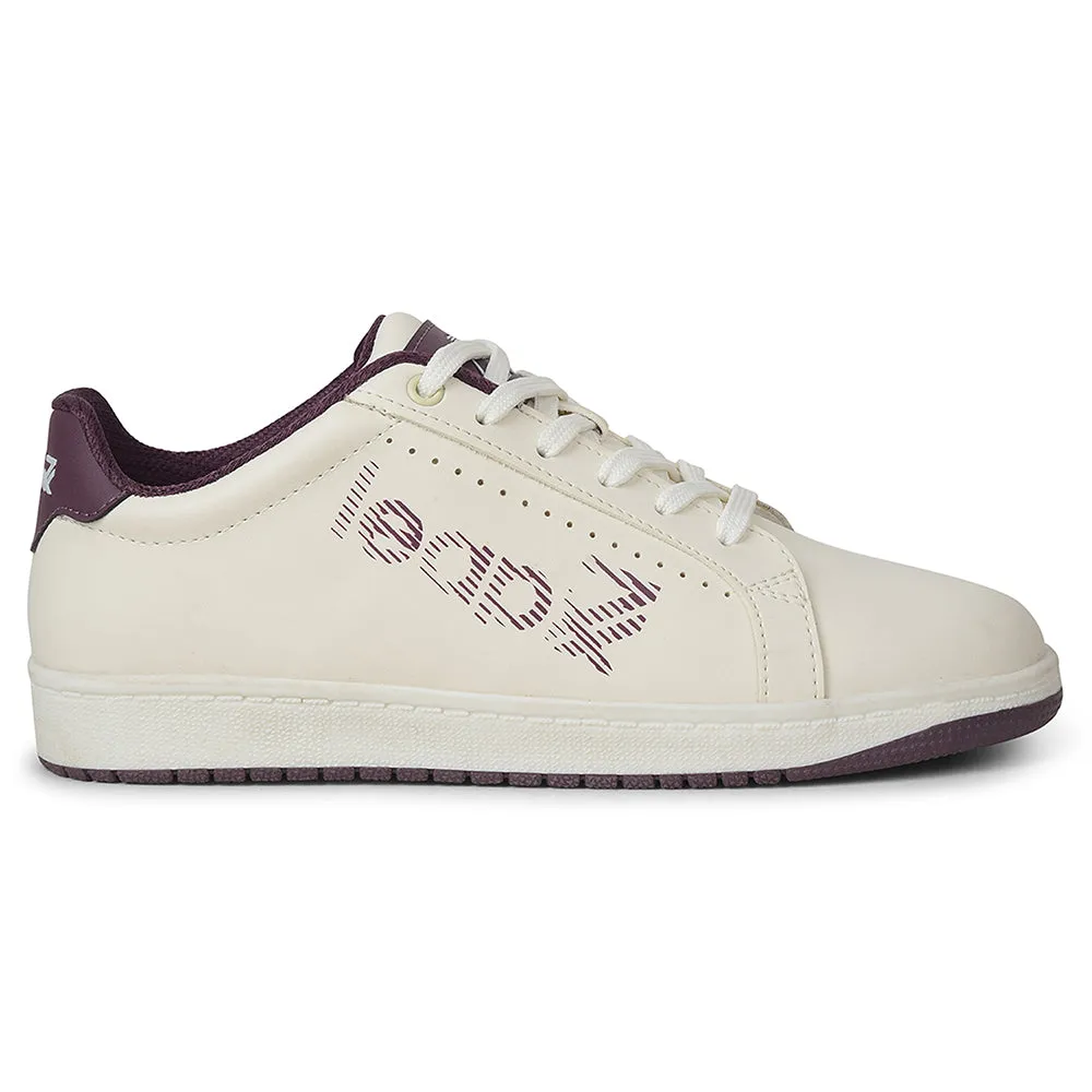 Leap7x White Casual Lacing Sneakers For Women ALLURE-1 By Liberty