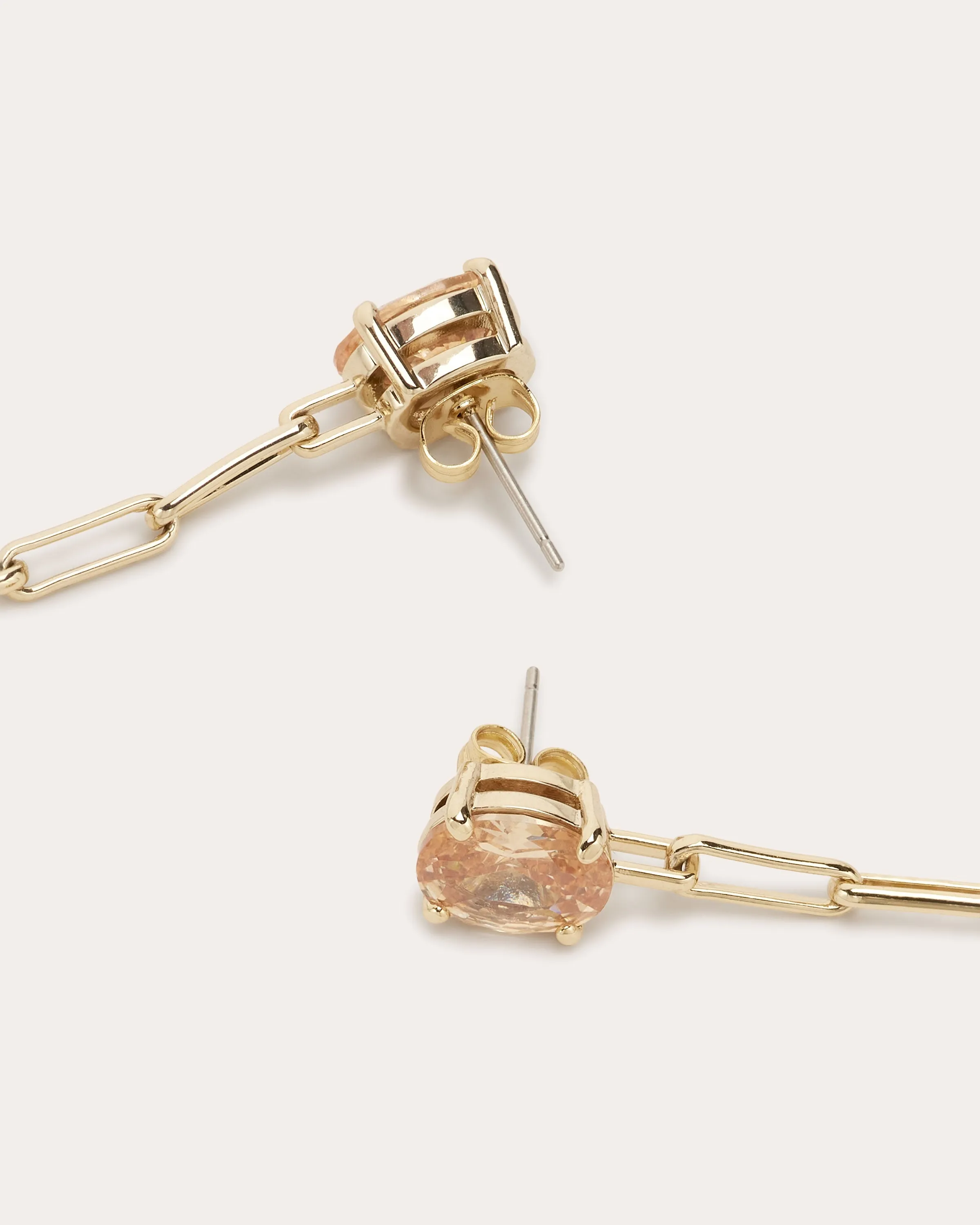 Lizzy Gemstone Hoop Earrings